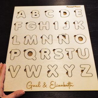 puzzle encajable madera abecedario